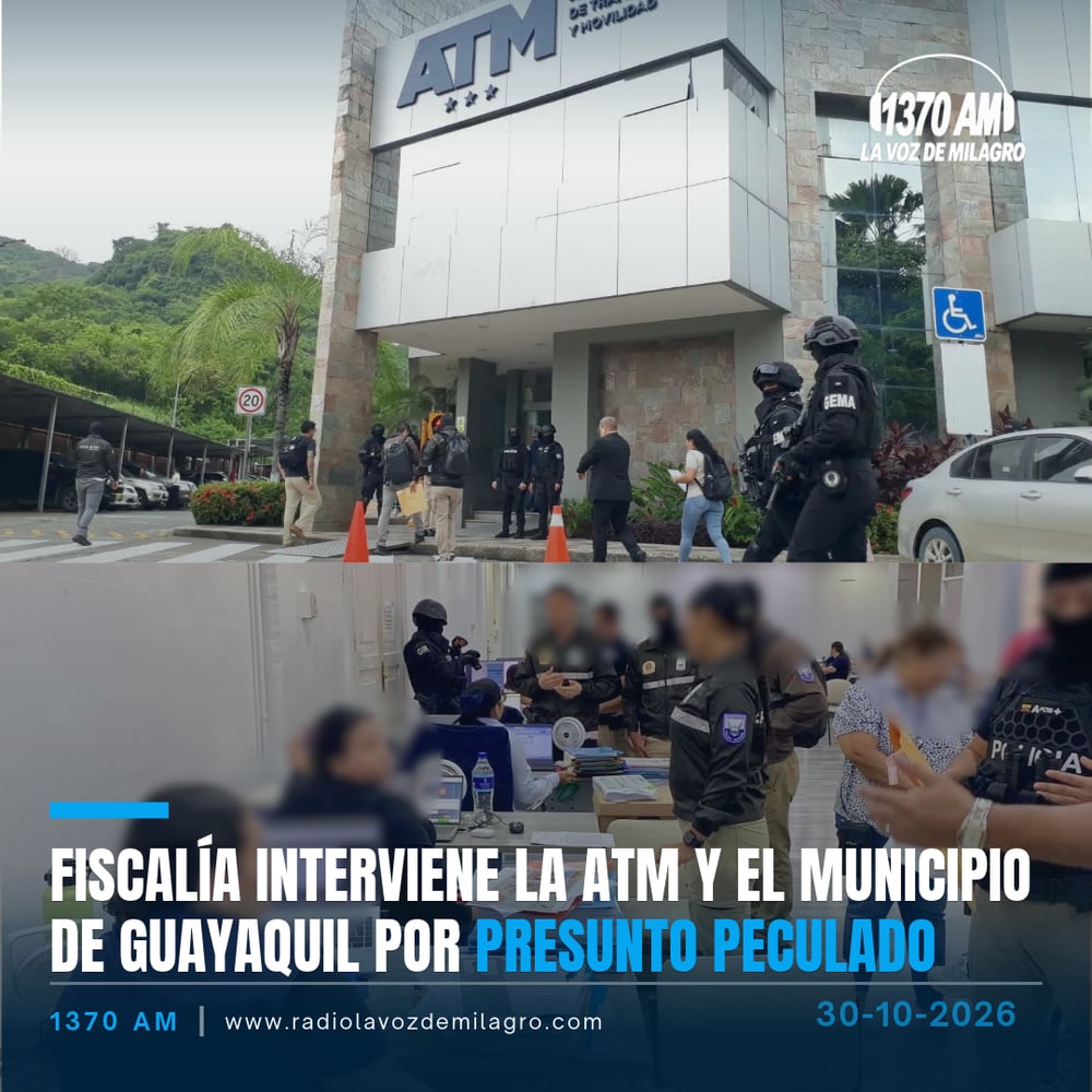 Agentes armados encapuchados ingresan al edificio de la ATM y revisan oficinas con policías y funcionarios dentro.